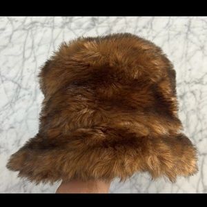 Faux Fur Fuzzy Bucket Hat